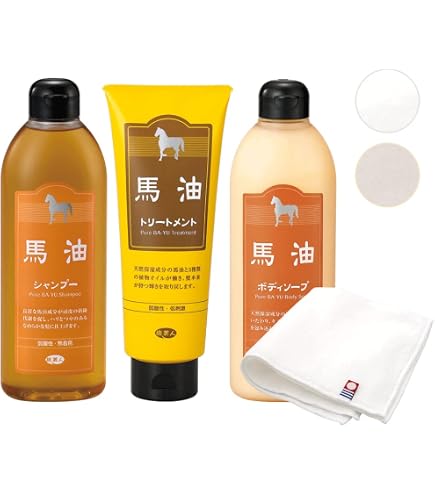 Amazon | ジュン・コスメティック 馬油シャンプー1000ml+