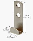 CRL 1 / 2 "標準ラウンドリップミラークリップ – パックof 4クリップ
