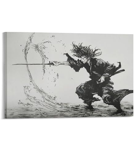 Amazon.co.jp: CZWEN アニメ ポスター 宮本 武蔵 バガボンド
