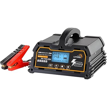 EVAバッグ付き 高耐久品 バッテリー充電器セット12V15Ah Amazon.co.jp 人気ギフトランキング: 車用バッテリー充電器 で