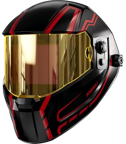 Amazon | GKE 溶接面 自動遮光溶接面 0.0001秒超高速自動遮光 遮光度