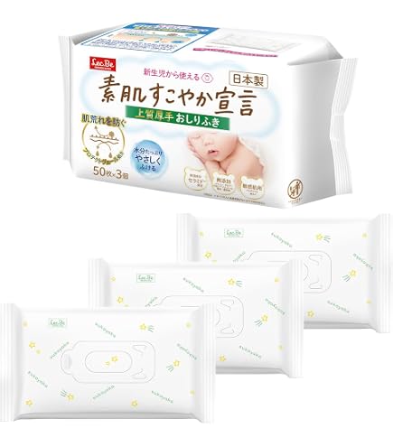 Amazon.co.jp: ユニ・チャーム ナチュラルムーニー おしりふき 50枚入