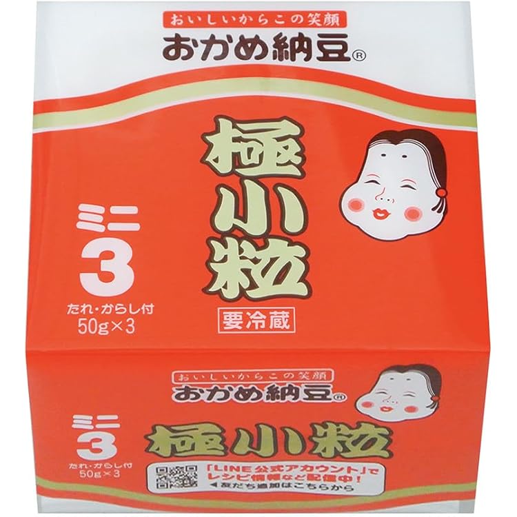 おかめなっとう Amazon.co.jp: [冷蔵] タカノフーズ おかめ納豆 極小粒ミニ3