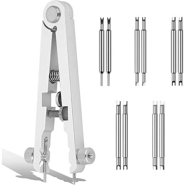 Amazon.co.jp: Bergeon 時計 ベルト交換工具 両つかみ式バネ棒外し
