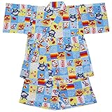 【本体綿100％】2017年 夏物 アンパンマン 甚平スーツ Anpanman サックス◇95cm