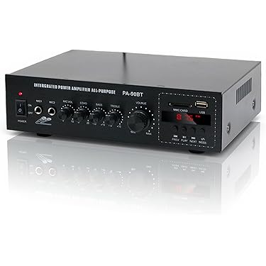 ⭐超美品⭐ブルートゥースステレオ AVサラウンドアンプ リモコン付き USB 中華アンプのおすすめ15選。Bluetooth接続できるモノもご紹介