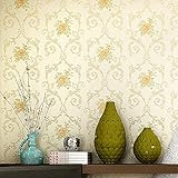 20.8 " by 393.7 " ( 57sqft ) Texturedモダン不織布壁紙花パターンWallcoveringsの寝室 7b-QZ-13