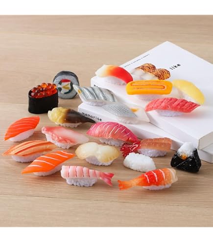 Amazon | 食品 サンプル 握り 寿司 14 種類 セット 実物大