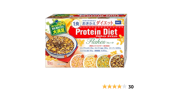 Amazon プロティンダイエット フレーク 15袋入 Dhc ディー エイチ シー プロテイン