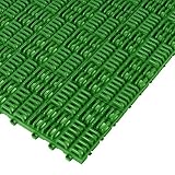 ミヅシマ工業 クロスラインマットエース 本体 グリーン 4200300 150×150×30㎜