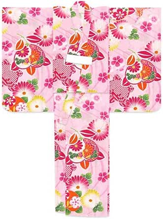 Amazon 浴衣 こども 女の子 レトロ モダン 子供浴衣 選べる色サイズ 100 110 1 130 140 150 橘 Dky04 着物 浴衣 通販