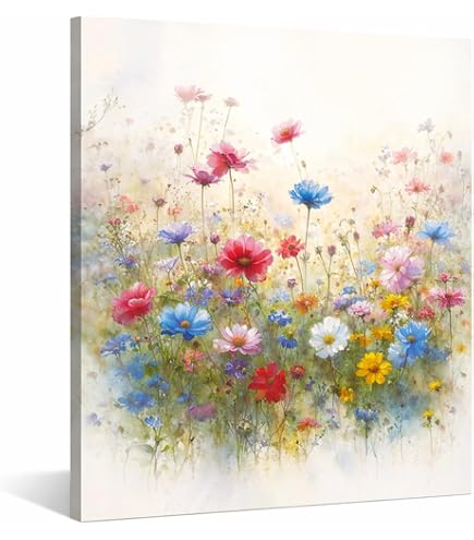 Amazon.co.jp: キャンバスアート 藤の花 絵画 30×30cm - 優雅な藤の花