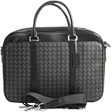 Amazon コーチ バッグ ビジネスバッグ ブリーフケース アウトレット Coach エンボスド レザー ジップ コミューター F71798 Mah マホガニー Coach コーチ ビジネスバッグ