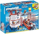PLAYMOBIL Coast Guard Station with Lighthouse Play Set