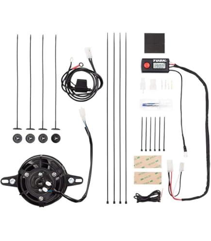 Amazon.co.jp: 純正KTM ラジエーター冷却デジタルファンキット 250 300