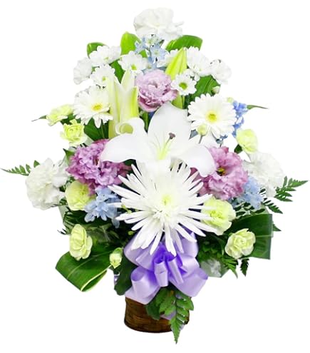 Amazon.co.jp: 沖縄 琉球ガラス 朝顔 花 アレンジメント 沖縄工芸品