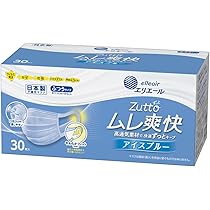 h*u様 720枚 エリエール マスク Zuttoムレ爽快 アイスブルー ふつう 612Nmx-SqmL._AC_UL210_SR210,