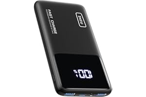 INIU Power Bank, 10000mAh Slim USB C Portable Charger, Fast Charging Power Bank, Flight-Safe Travel Essential Battery Bank for Hiking Compatible with iPhone 17 16 15 Samsung S26 S25 Google iPad etc