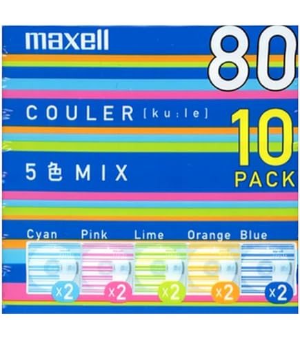Amazon | Victor ミニディスク 80分 カラーミックス 10枚 10MD-80LX