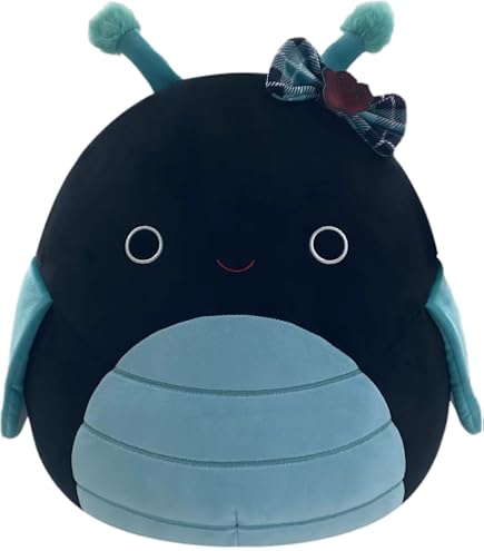 Squishmallows Ukee 30,5 Cm – Der Clown Mit Blaugrünem Haar & Schwarzem Bowler-Hut – Offizieller Jazwares Plüsch, Zum Knuddeln Und Sammeln