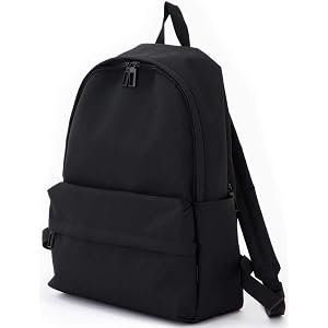 [USTAR(アスター)] リュック 黒 メンズ レディース 通勤 通学 シンプル デイパック 大きめ 軽量 丈夫 カジ…