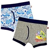 TOMICA（トミカ） ボクサー パンツ ブリーフ 2枚組 肌着 下着 ニットトランクス inn34 100cm