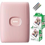 富士フイルム チェキ スマホプリンター フォトプリンター instax mini Link2 ソフトピンク ＆ JP2×2 ＆ デコペン