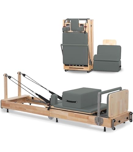 リフォーマー　ピラティス　モーションケアピラティス　Box ジャンプボード Amazon.co.jp: ピラティス リフォーマー マシン、折りたたみ式