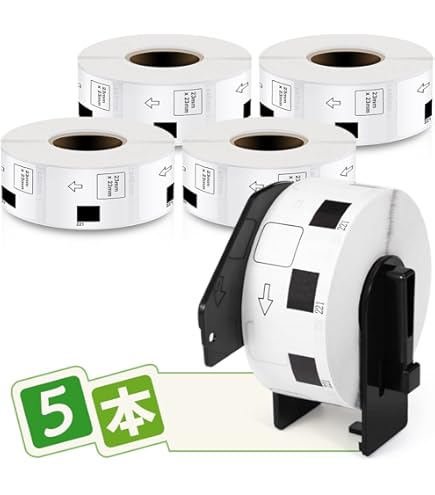 Amazon.co.jp: ブラザー工業 QLシリーズ用食品表示用ラベル DK-1221