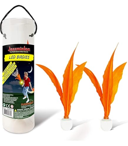 Amazon.co.jp: Funsparks ジャズミントン 交換用 羽 羽根 シャトル