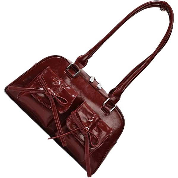 Amazon | [QMQJIA] 2024 新しい Y2k 甘いショルダーバッグソリッド