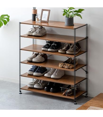 Amazon｜シューズボックス スチール製 3段12人用 中棚付き オープン