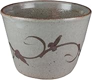熊本千治(Chiharu Kumamoto) 絵唐津蕎麦猪口 大 唐津焼 陶器(直径約10cm 高さ約7.2cm)