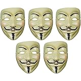 アノニマス マスク 5個 セット コスチューム用小物