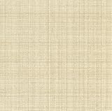 Warner WD3049 Russel Cafe Textured Faint Tartan Wallpaper, Yellow [並行輸入品]