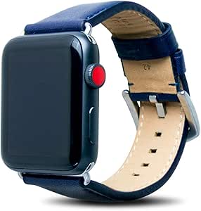 Alto AppleWatch 44/42mm 本革ストラップ イタリア製 ハンドメイド (ブラック) 即決価格☆ Aｌｔｏ Aｐｐｌｅ Wａｔｃｈ （Rａｖｅｎ） 44／42ｍｍ