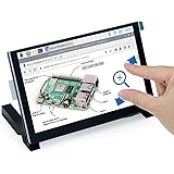 Freenove 5インチ Raspberry Pi用タッチスクリーンモニター、800x480ピクセルIPSディスプレイ、5点タッチ静電容量式スクリーン、ドライバー不要のDISPLAYポート