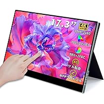 Amazon.co.jp: Corkea モバイルモニター4Kタッチ機能 17.3インチ 
