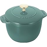 staub ストウブ 「 ラ ココット de GOHAN ユーカリ M 16cm 」 ご飯鍋 炊飯 2合 鋳物 ホーロー 炊飯器 【シリアルナンバー付き日本正規販売品】 La Cocotte de GOHAN Z1025-325