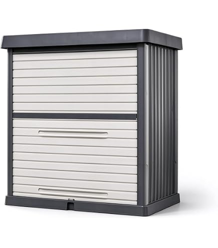 Amazon | 屋外収納庫 レンガ調 物置 屋外 小型 大容量 収納ボックス