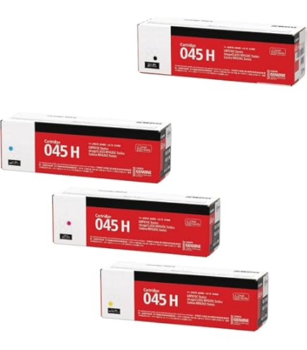 Amazon.co.jp: 【純正品 4色セット】キヤノン トナーカートリッジ CRG