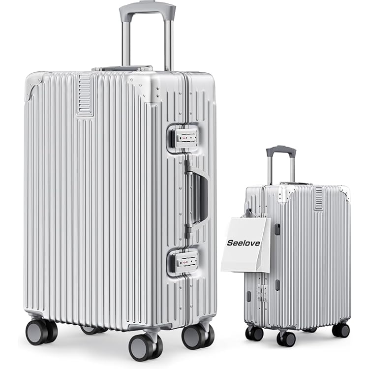 Amazon | [lanbao] スーツケース 機内持ち込み アルミ フレーム