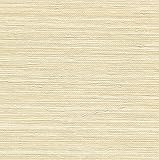 Warner WD3026 Keisling Birch Faux Grasscloth Wallpaper, Yellow [並行輸入品]