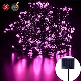 RPGT ソーラーLEDイルミネーションライト 33m 300LED ソーラーライトストリング USB充電 防水 8ライトモード ソーラー充電式　クリスマスガーデン装飾ライトストリング　屋外、クリスマ