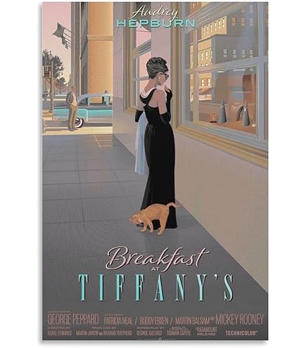 Amazon.co.jp: 映画シリーズポスターティファニーのでの朝食P2