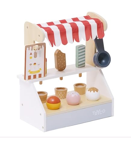 Amazon | フェルトのおままごと アイス屋さん②アイスクリームセット