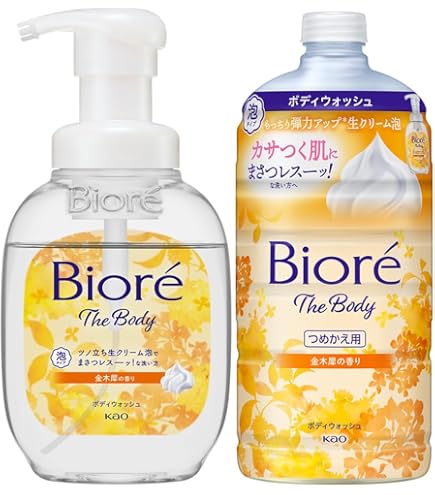 Amazon | 2022 ビオレu ザ ボディ 泡タイプ 金木犀の香り ポンプ 540ml