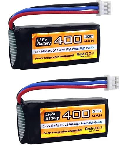 Amazon.co.jp: FMS 車用アクセサリー Lipoバッテリー 2S 7.4V 380mAh