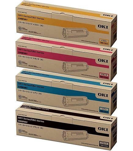 OKI TNR-C3　純正トナーカートリッジ（大）4色セット1 Amazon | 純正 TNR-C3L1 トナーカートリッジ 4色セット (ブラック