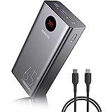 ROMOSS Laptop Power Bank, 40000mAh USB C PD Portable Laptop Charger, 65W Fast Charging High Capacity External Battery Pack fo